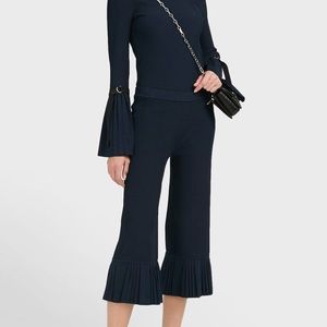 3.1 Phillip Lim cropped ribbed pants XS navy